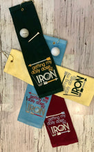 Load image into Gallery viewer, Golf Towel - Getting My Daily Dose of Iron