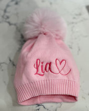 Load image into Gallery viewer, Baby Hats with Pom-pom