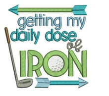 Load image into Gallery viewer, Golf Towel - Getting My Daily Dose of Iron
